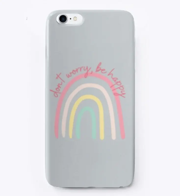 Don't Worry Be Happy Boho Rainbow